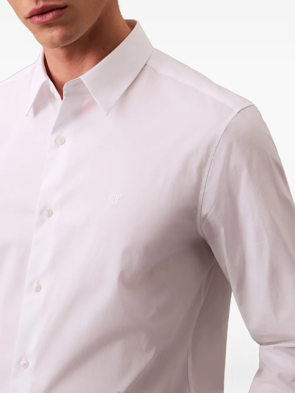 Calvin Klein Overhemd met lange mouwen Wit