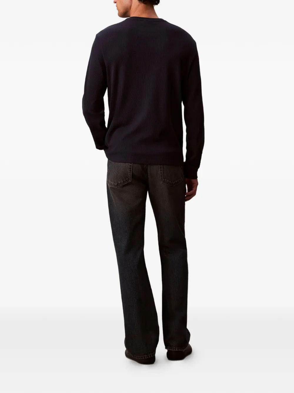  Calvin Klein Logo-patch Sweatshirt - Black 