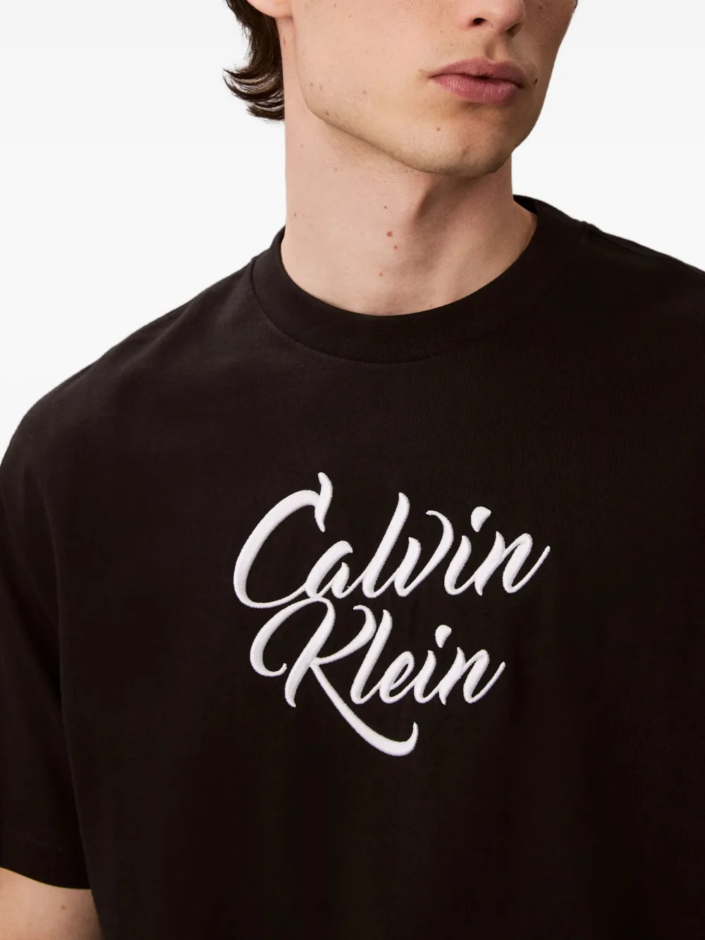 Calvin Klein Jeans Est.1978 Logo T-shirt In Black