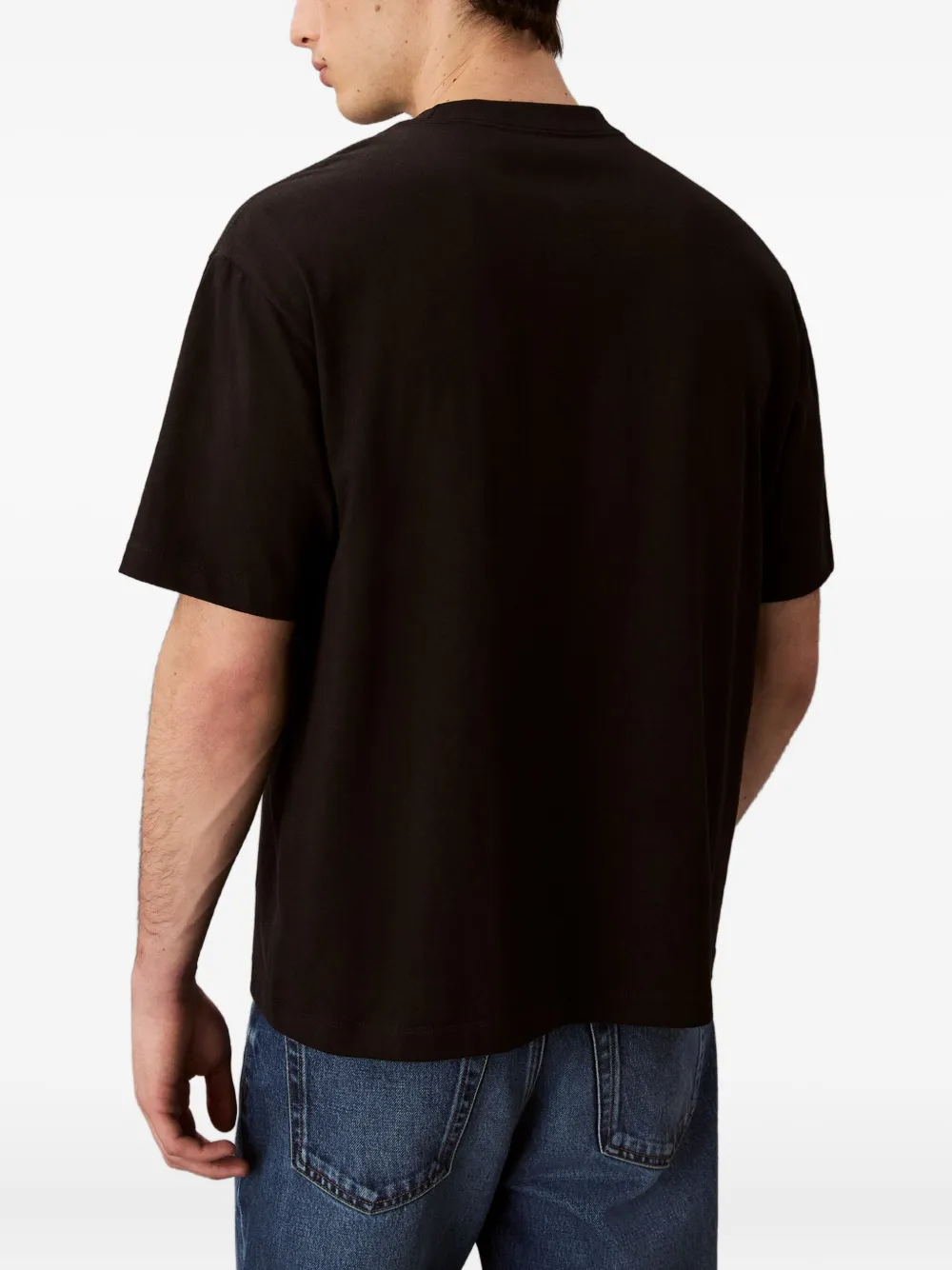 Calvin Klein Jeans Est.1978 Logo T-shirt In Black