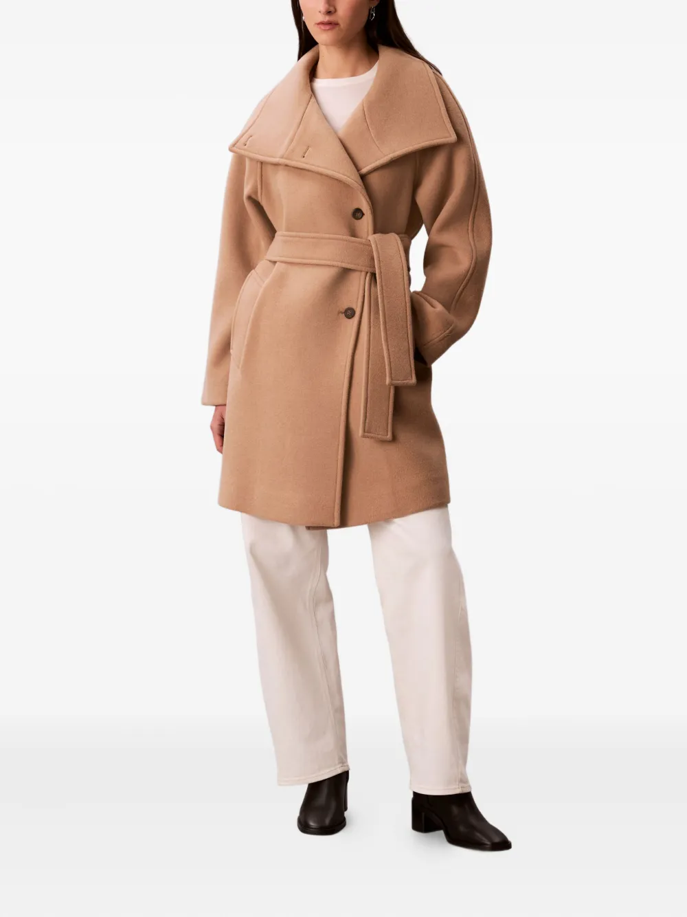 Calvin Klein abrigo con cinturón | Abrigos con botones | Image 2