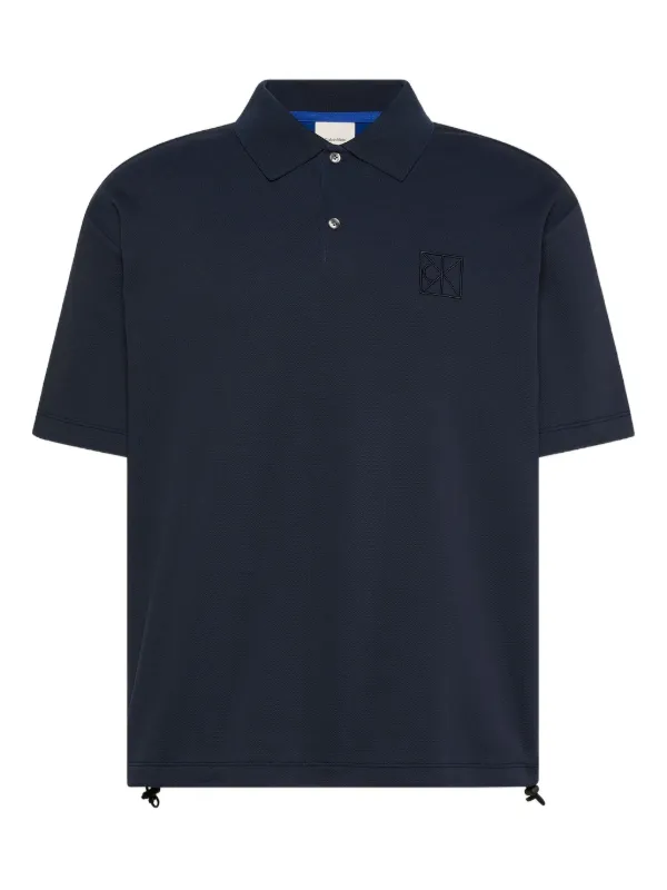 Calvin Klein Logo Polo Shirt in Blue