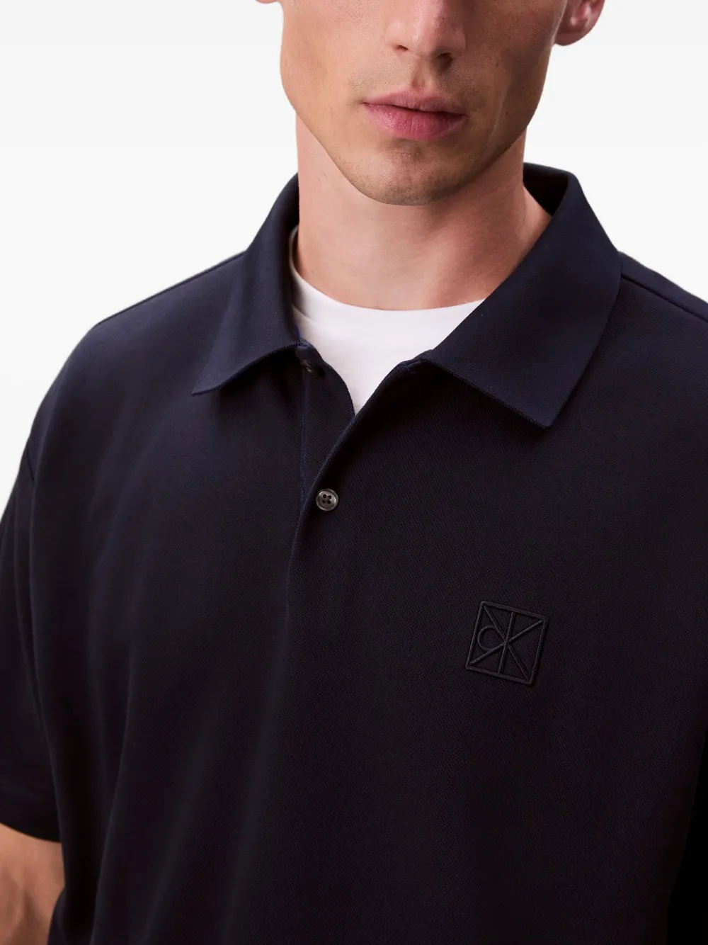 Calvin Klein Poloshirt met logo Blauw