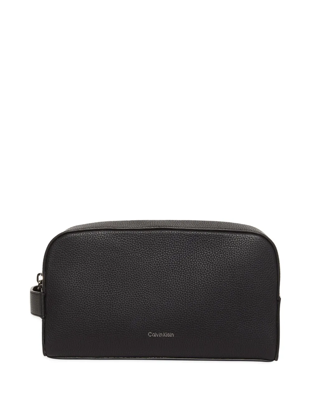 Calvin Klein pebbled wash bag - Zwart