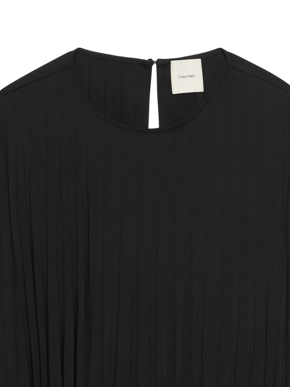 Calvin Klein Geplooide top Zwart