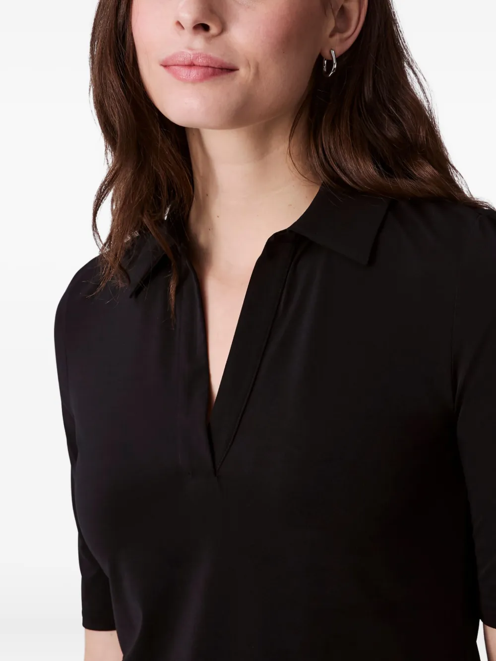 Calvin Klein Top met kraag Zwart