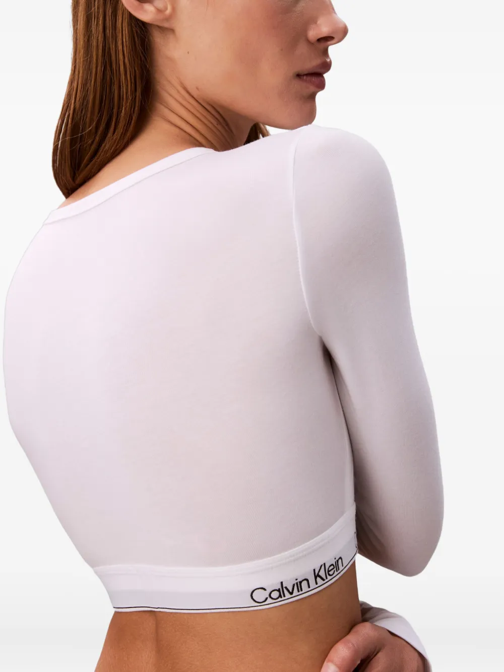 Calvin Klein Underwear Icon Long-sleeve T-shirt In White