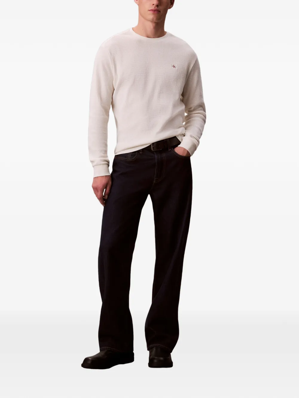 Calvin Klein Jeans Long-sleeve T-shirt - Neutrals 