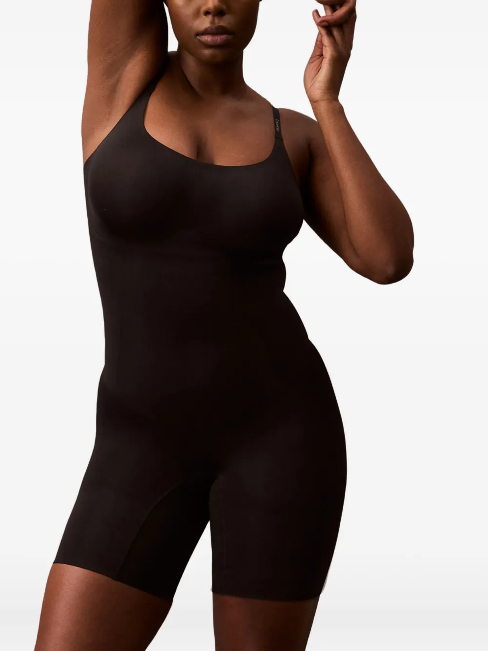 Calvin Klein Underwear Sleeveless Jumpsuit In Brown