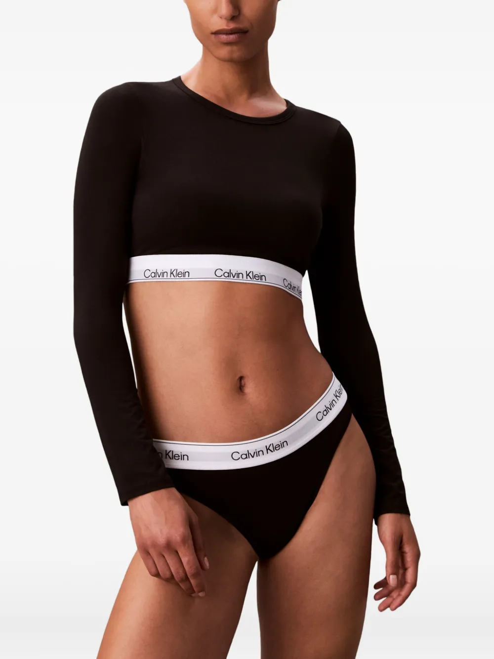 Calvin Klein Underwear Icon Long-sleeve T-shirt In Black