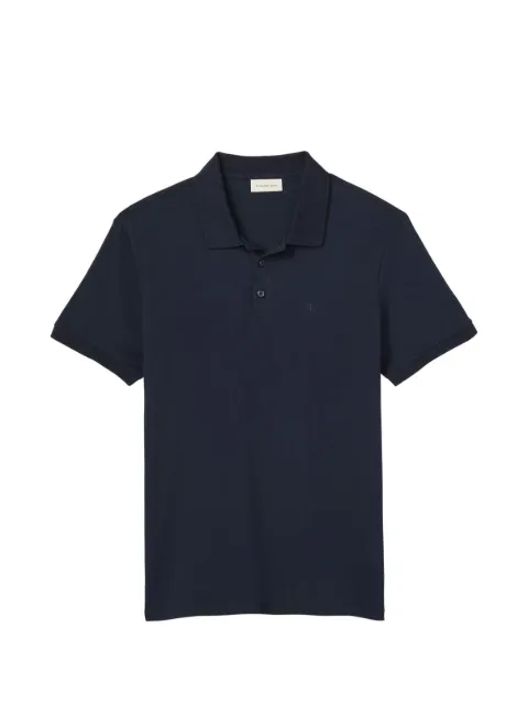 Calvin Klein Jeans playera tipo polo con botones bordados
