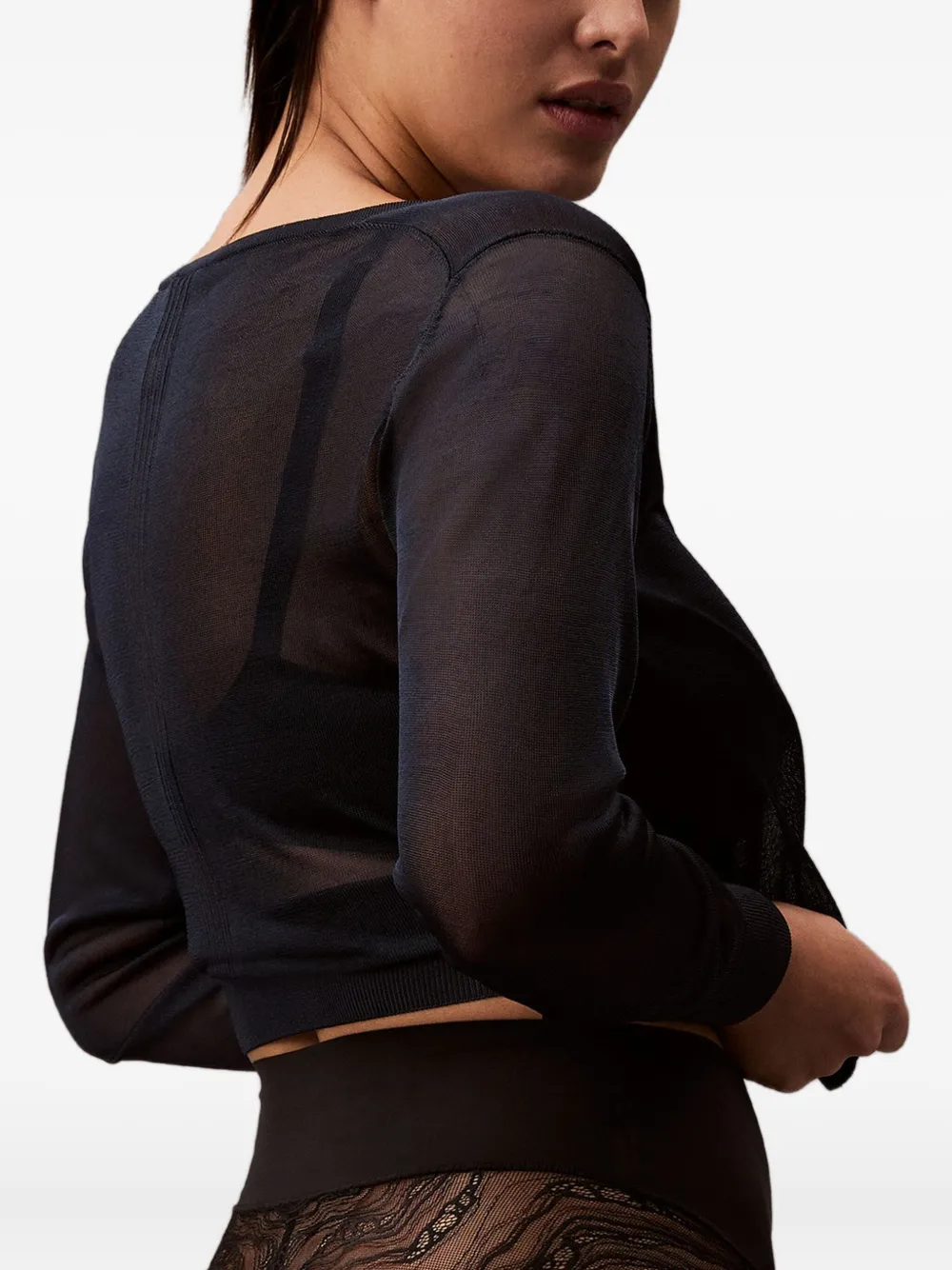 Calvin Klein Underwear Lace Briefs In Black