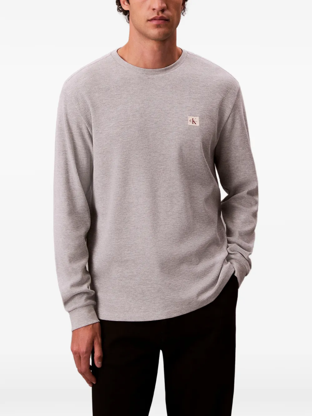 Long-Sleeve Patch T-Shirt