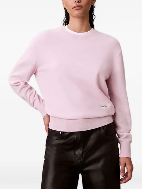Calvin Klein signature crew-neck jumper