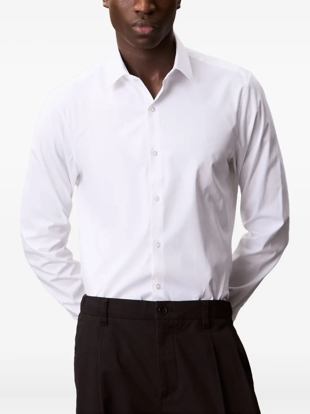 Calvin Klein Overhemd met lange mouwen Wit