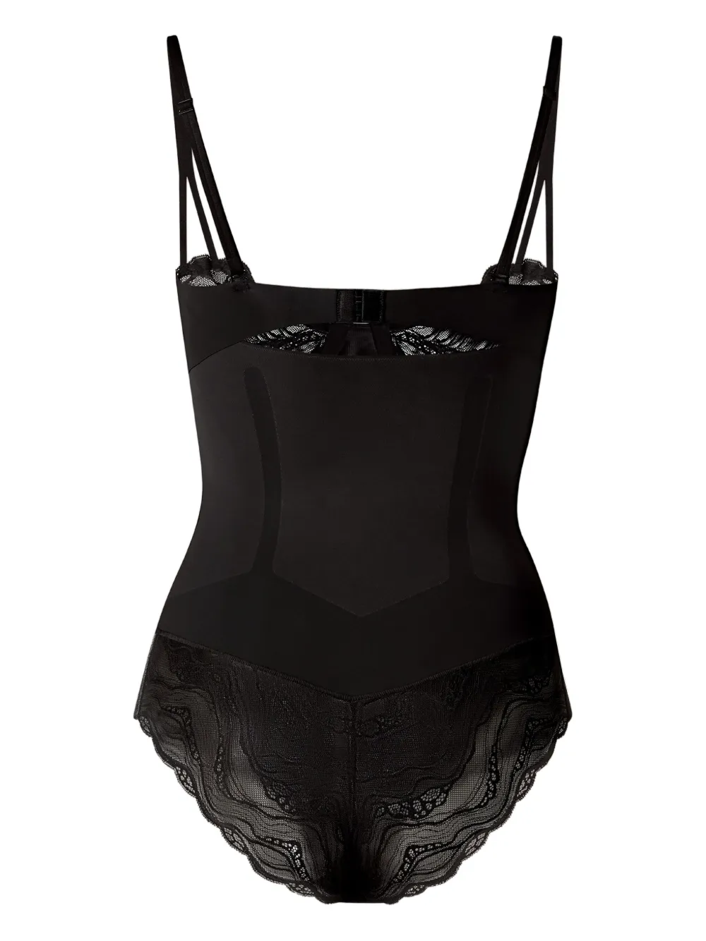 Calvin Klein Underwear lace-trim bodysuit - Zwart