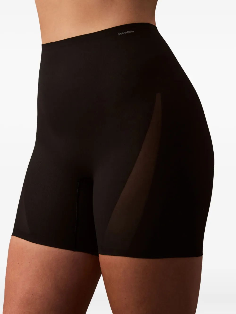 Calvin Klein Underwear High-waisted Shorts In Black