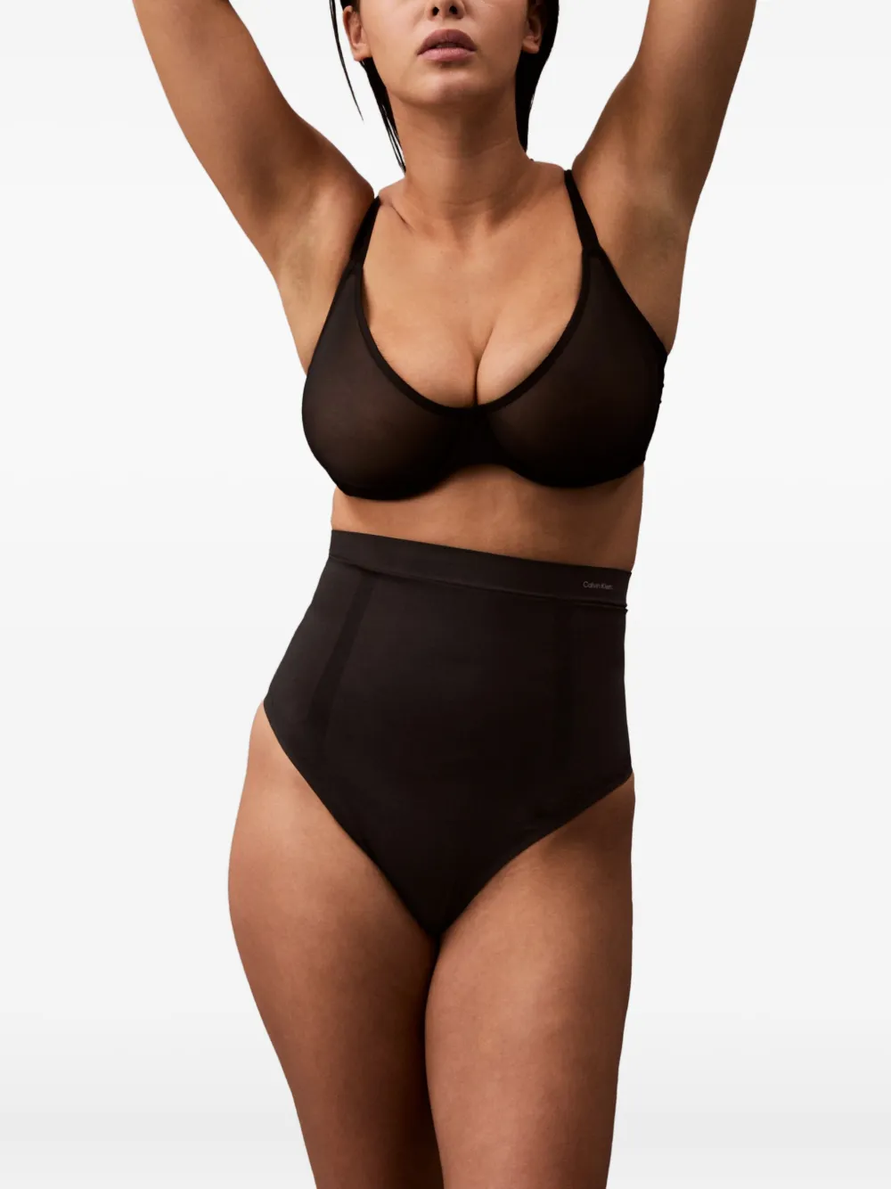 Calvin Klein Underwear High-waisted Briefs In Black