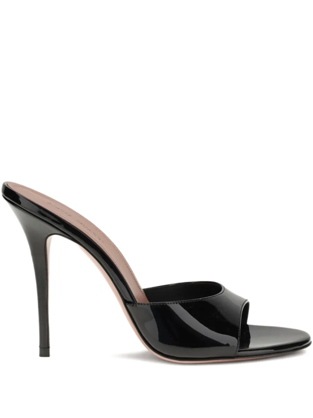 Amina Muaddi 105 mm Elodie sandalen Zwart