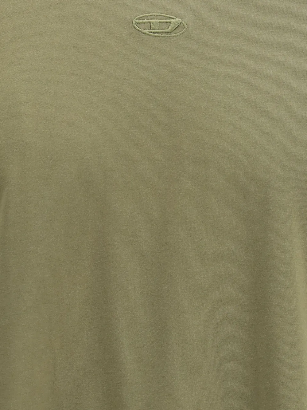 Diesel Lucien T-shirt met borduurwerk Groen