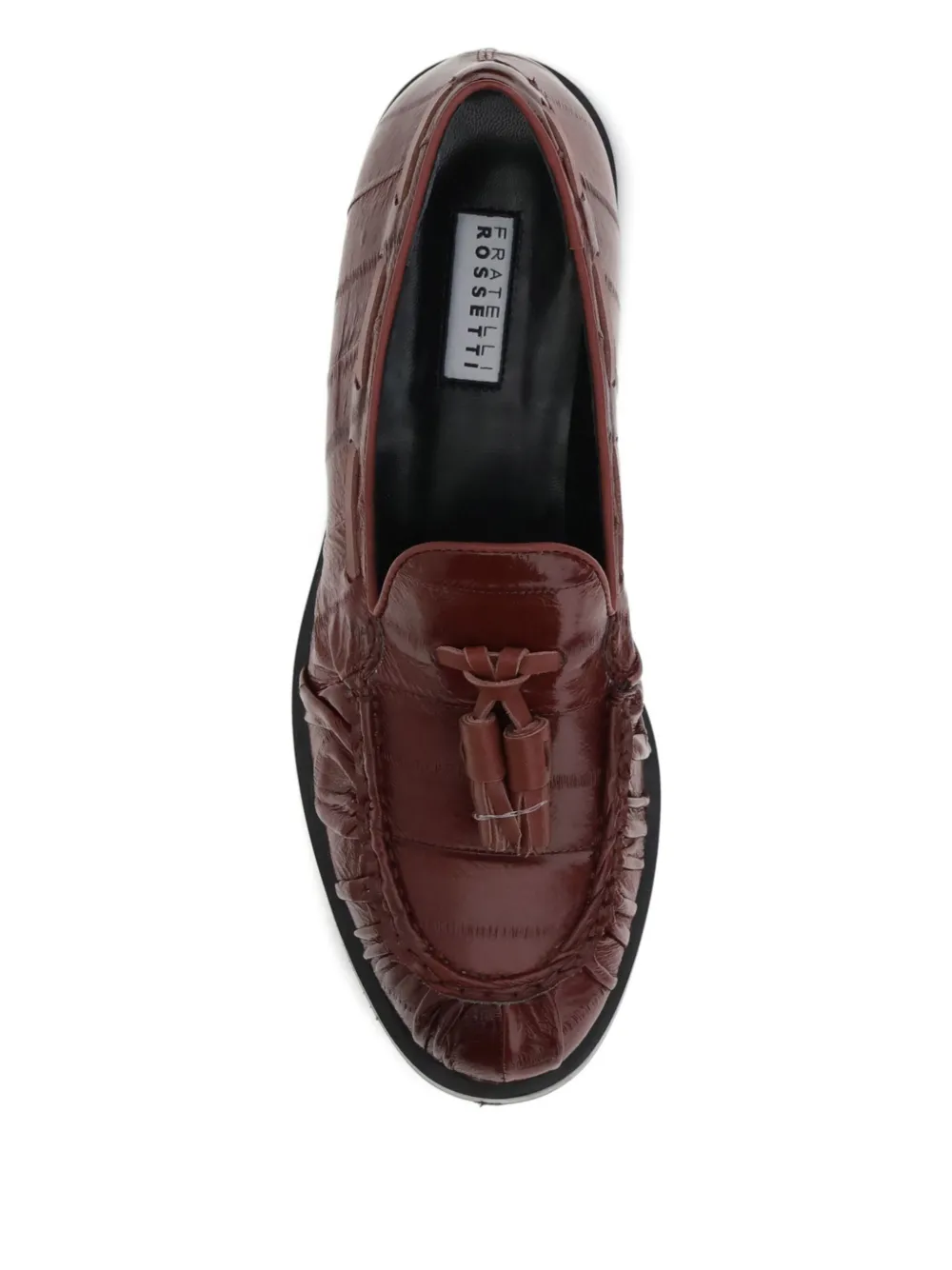 Fratelli Rossetti Anguilla loafers met kwastje Rood