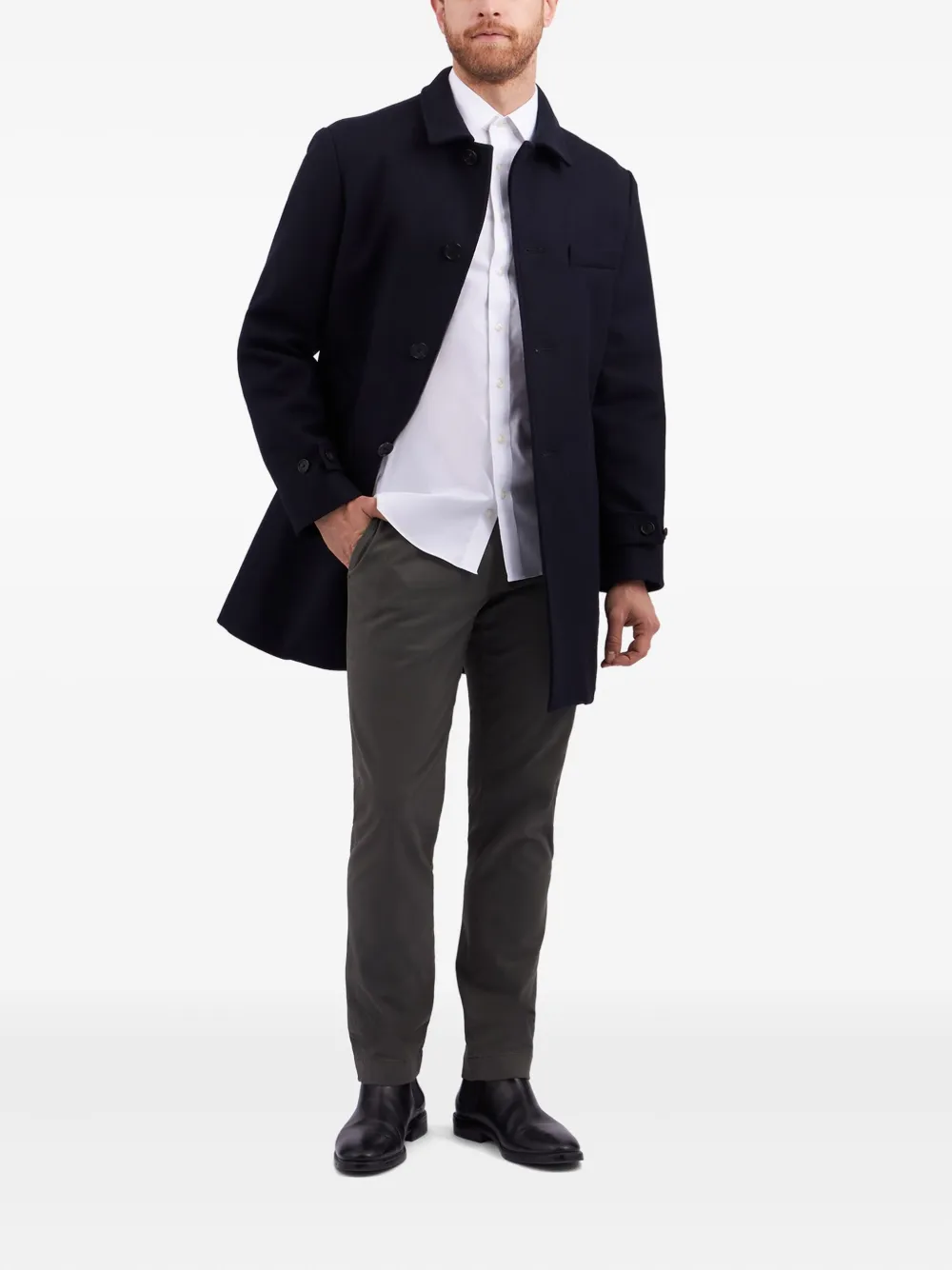 Brooks Brothers ainsley-collar shirt - Wit