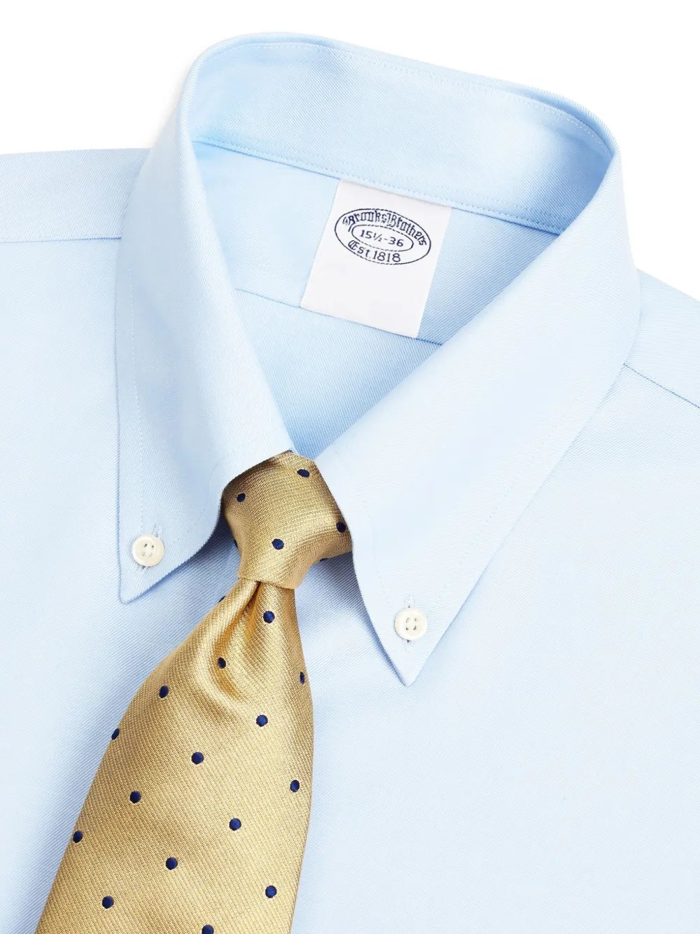 Brooks Brothers button-down long-sleeve shirt - Blauw