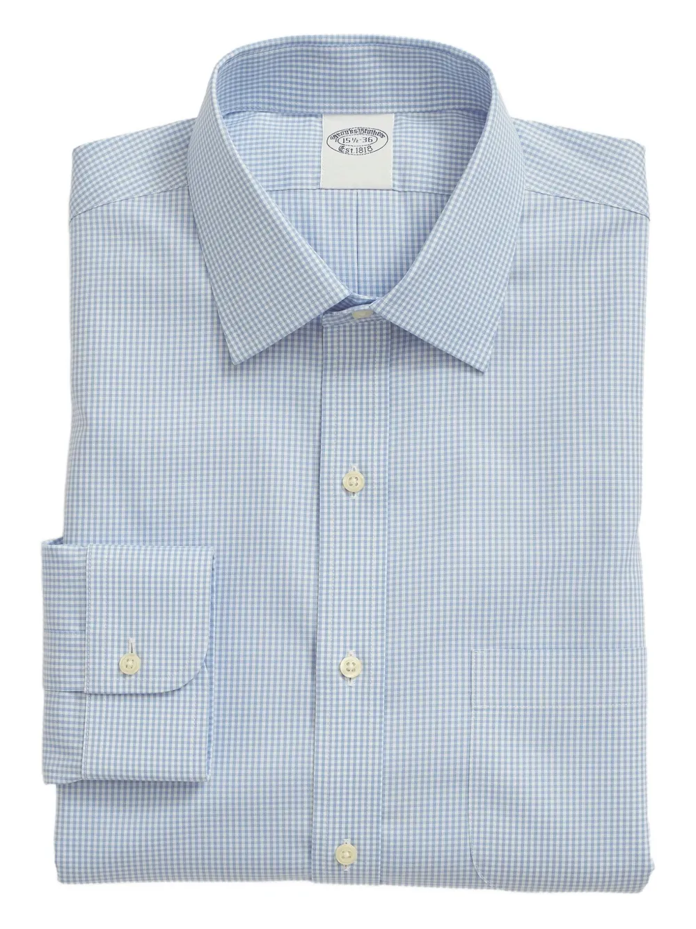 Brooks Brothers ainsley-collar long-sleeve shirt - Blu