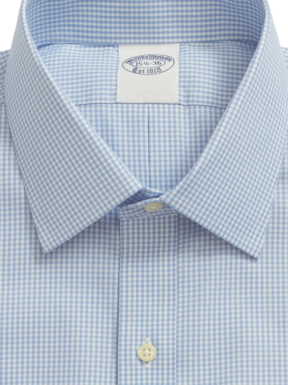 Brooks Brothers ainsley-collar long-sleeve shirt - Blauw