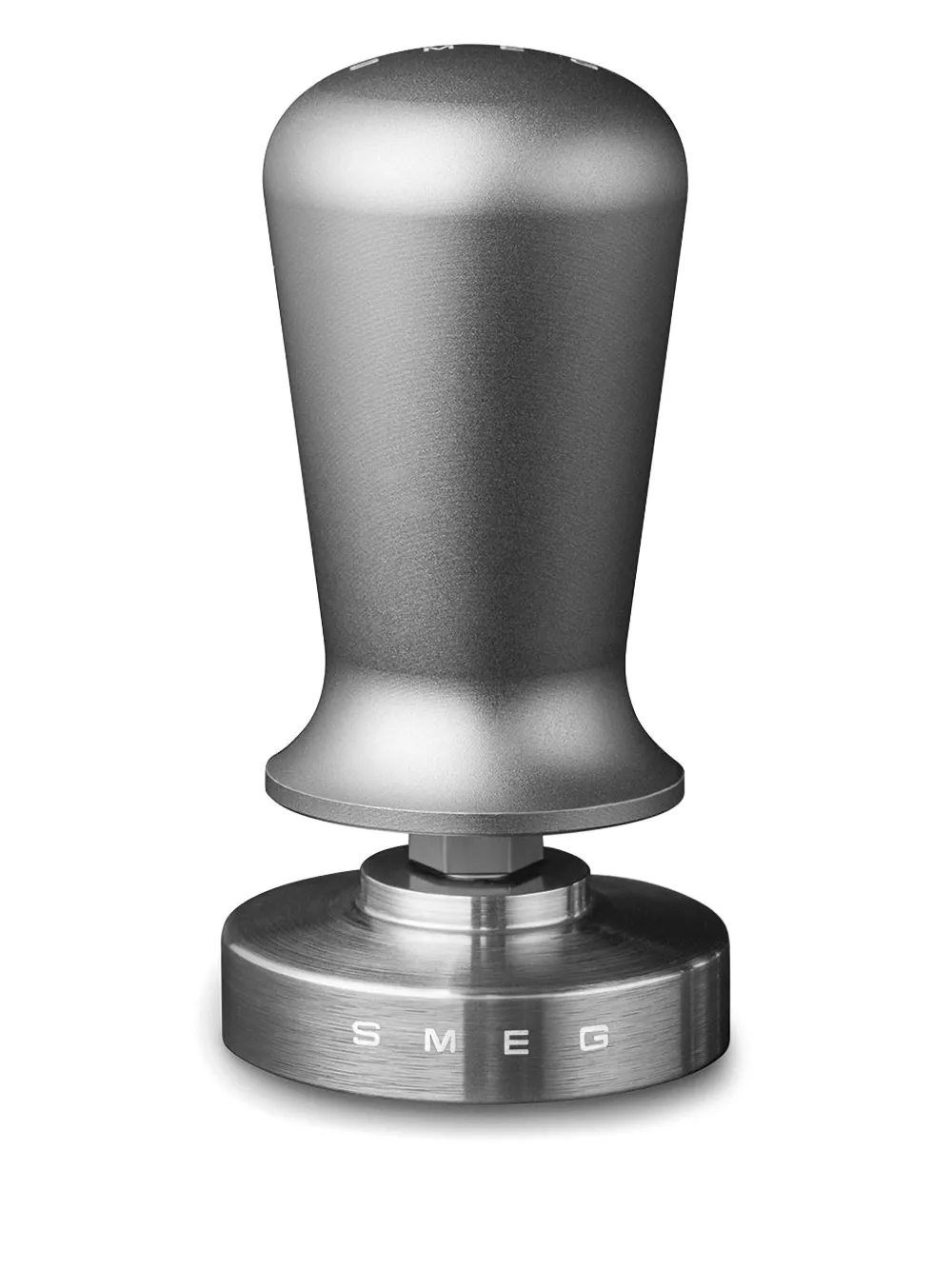  Smeg Stainless Steel Espresso Coffee Tamping Set - Grey 