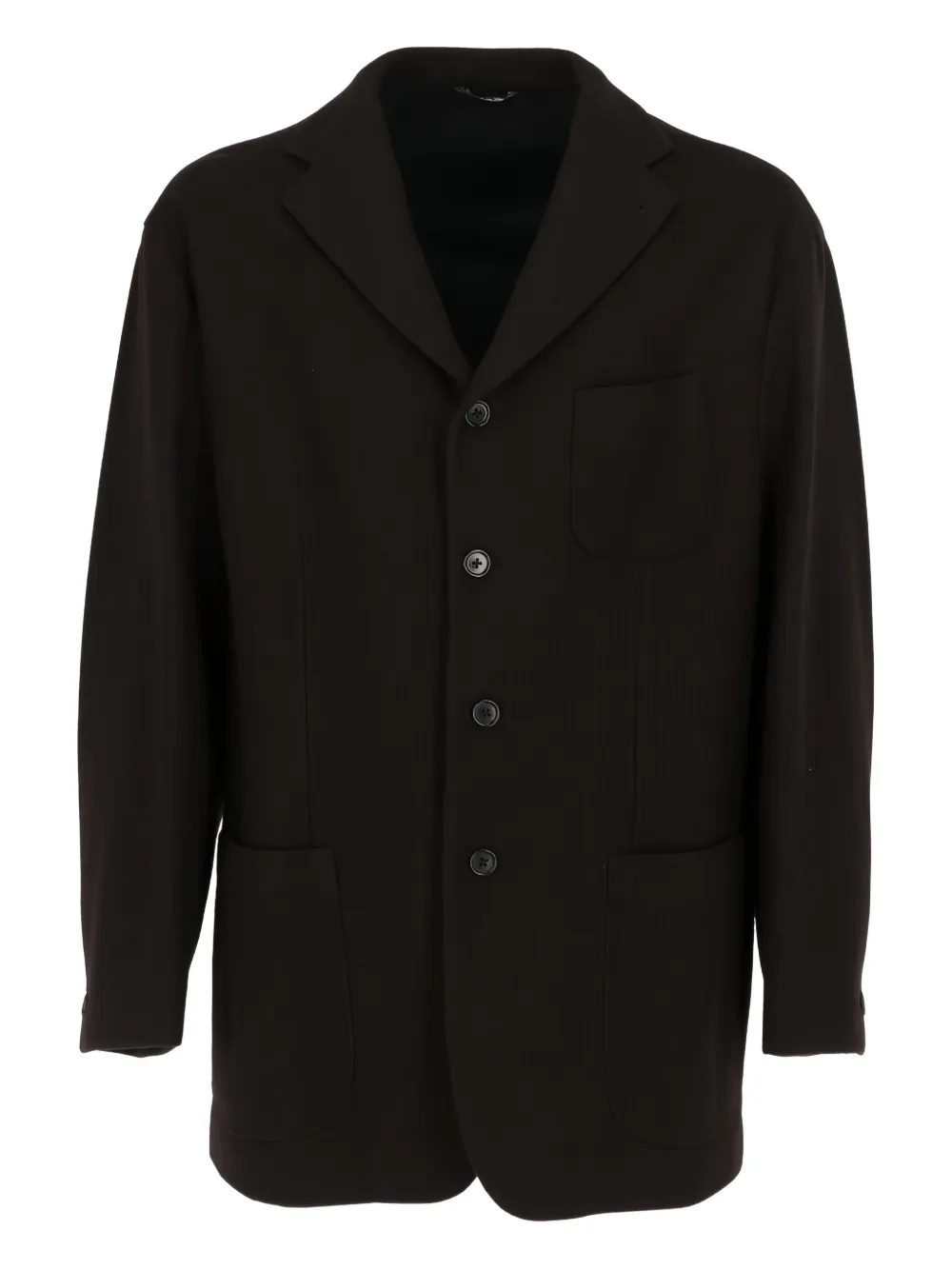 Romeo Gigli Pre-Owned 1990s striped brazer | Brown | Image 1