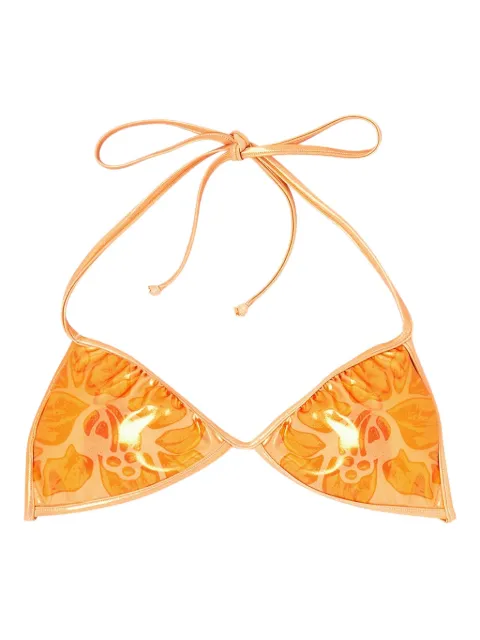 Diesel x Karol G Kate floral-print bikini top