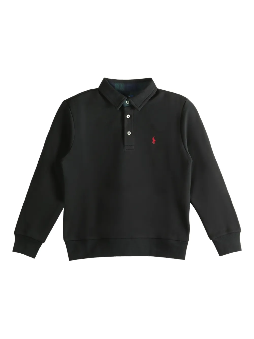 POLO RALPH LAUREN KIDS Polo con logo ricamato - Nero