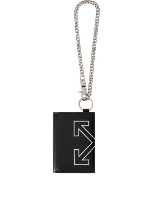 Off-White Heritage arrow chain wallet
