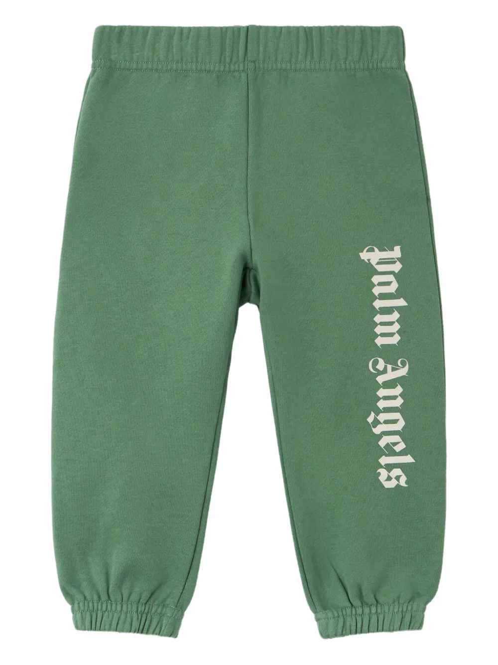 Palm Angels Kids Pantaloni elasticizzati con logo - Verde