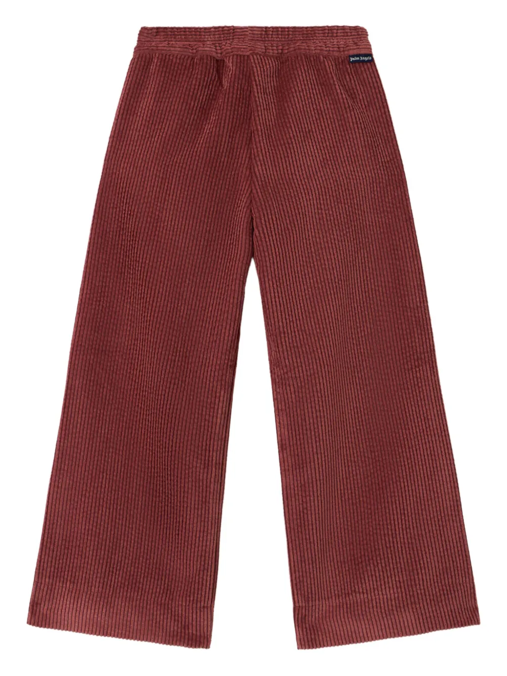 Palm Angels Kids Ribfluwelen broek Rood