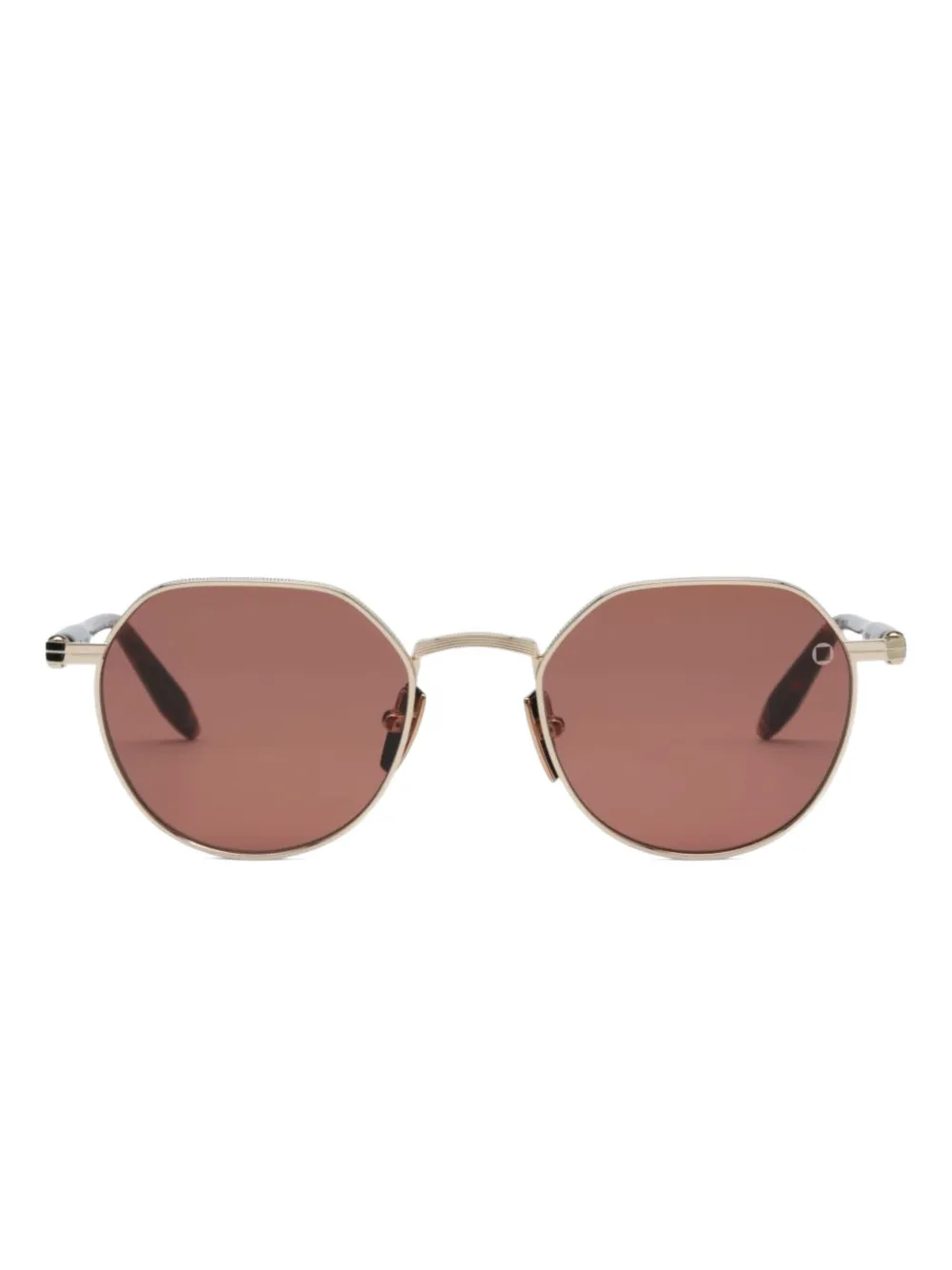Akoni Themis round-frame sunglasses | Gold | Image 1