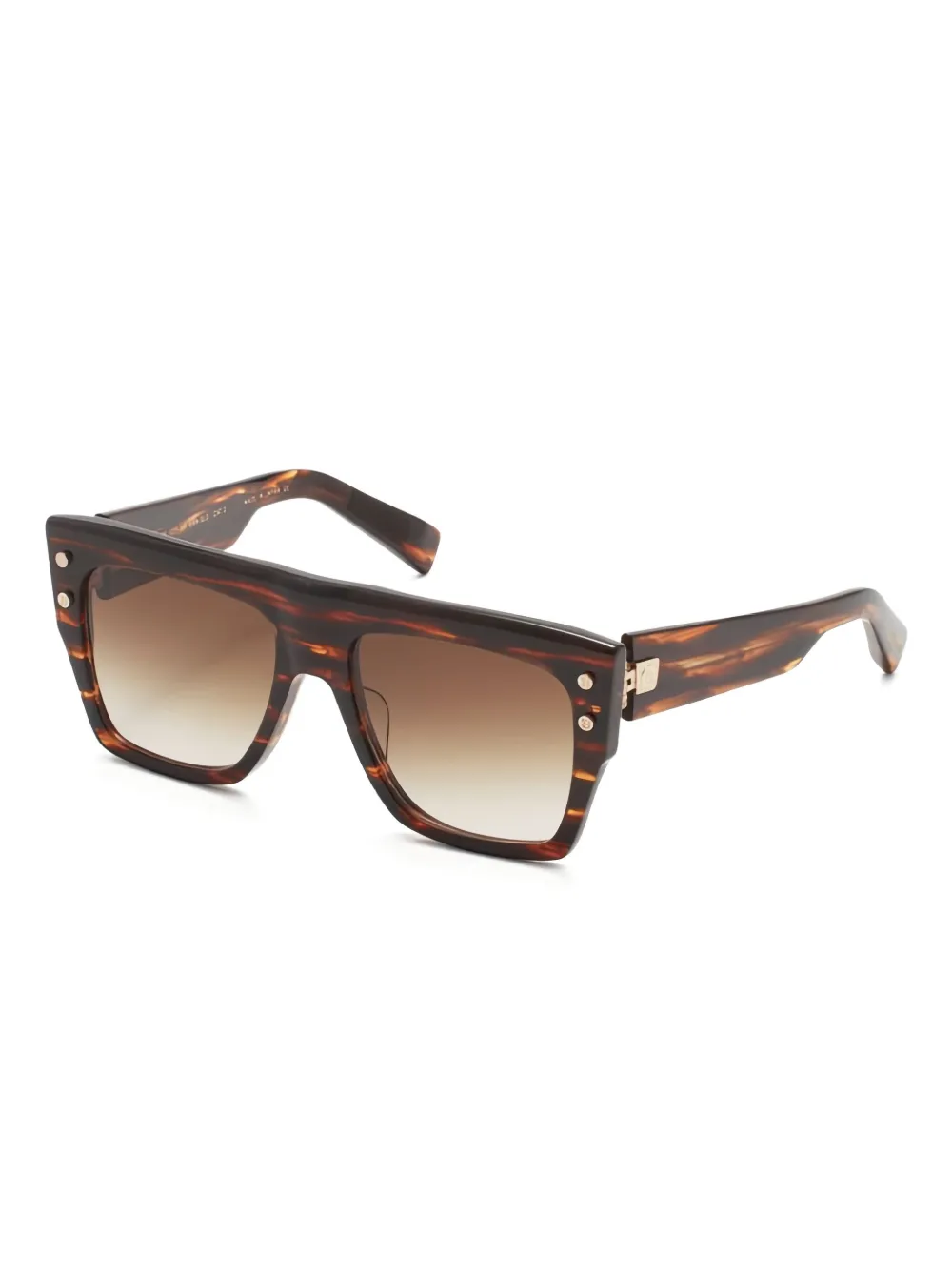 Balmain Eyewear studded square-frame sunglasses | Men | Image 2