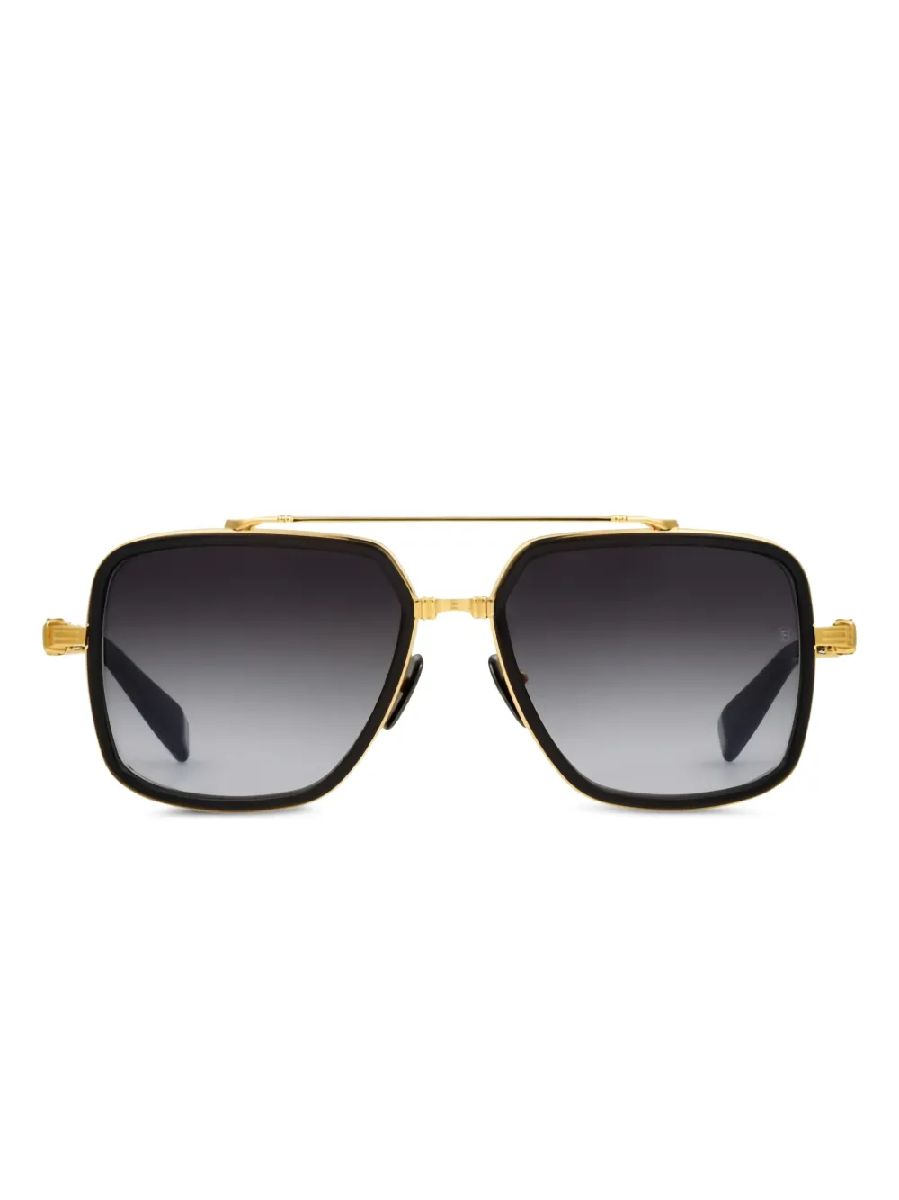 Balmain Eyewear Officier square-frame sunglasses | Black | Image 1