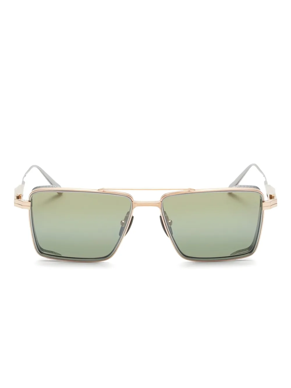 Akoni Sprinta square-frame sunglasses | Gold | Image 1