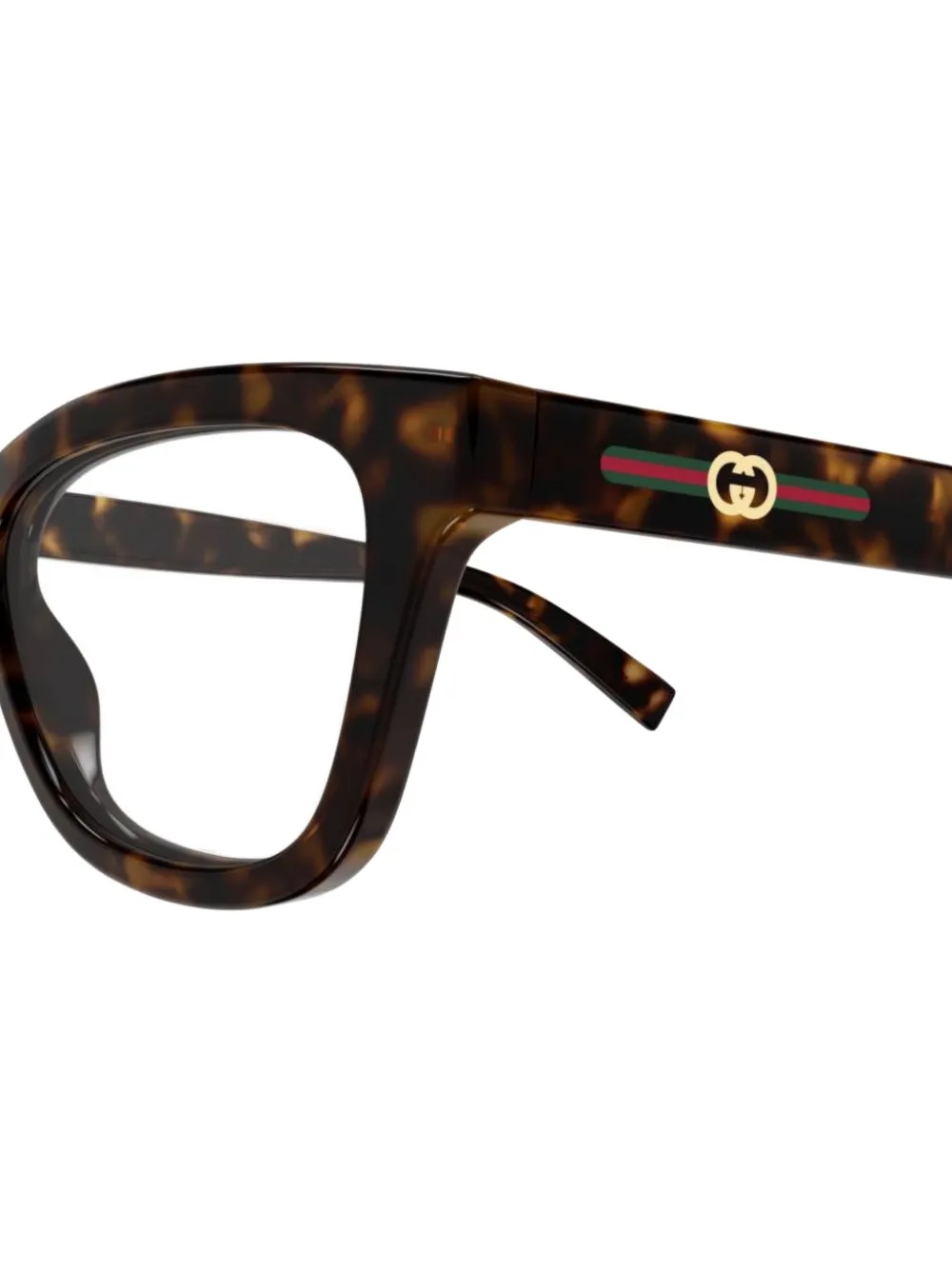 Gucci Eyewear Bril met cat-eye montuur en GG-logo Bruin