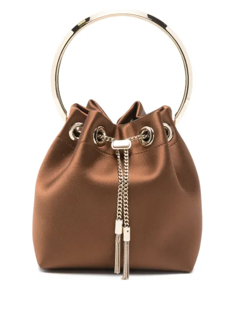 Jimmy Choo Bon Bon ring-handle tassel mini bag
