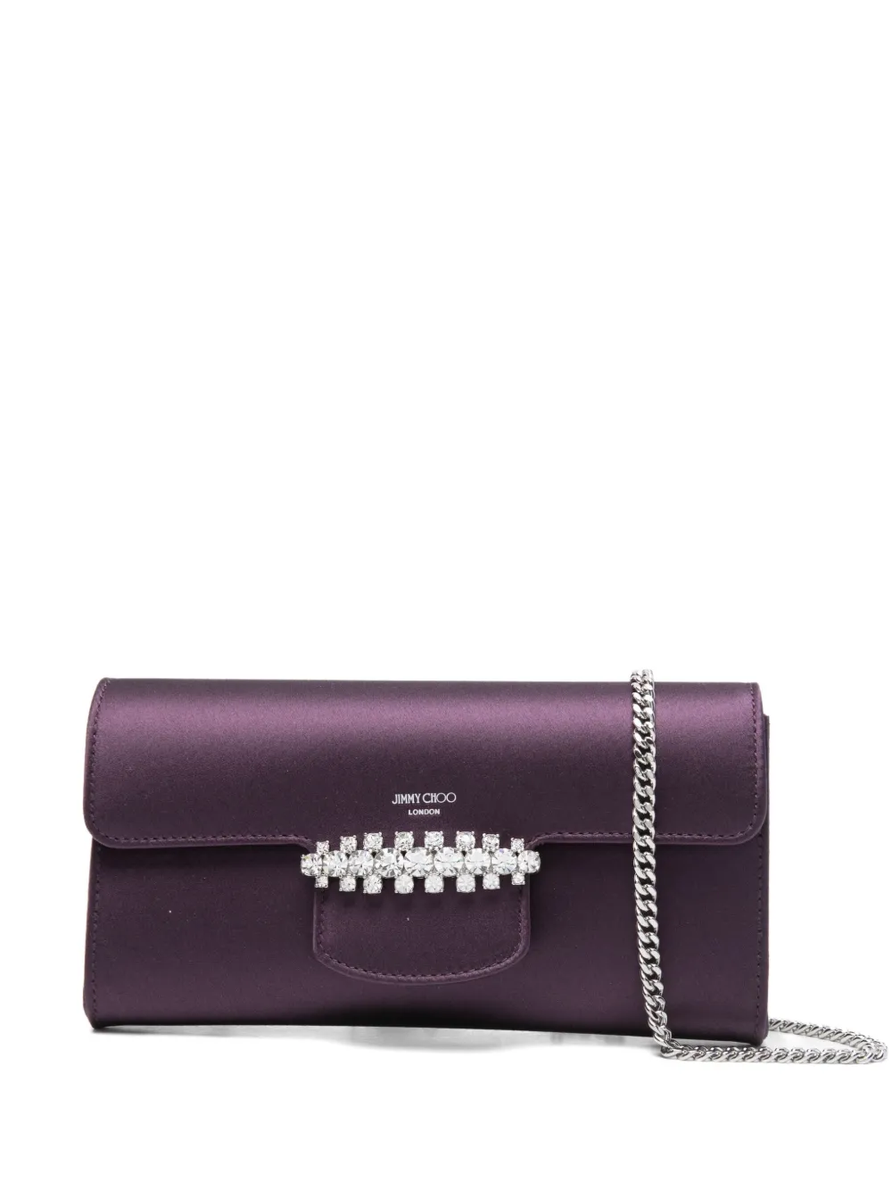 Jimmy Choo Bing clutch bag | Purple | Image 1