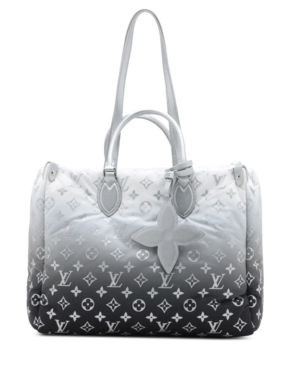 Louis Vuitton Pre-Owned 2021-2025 Monogram Nylon Gradient OnTheGo MM satchel | Grey | Image 1