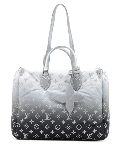Louis Vuitton Pre-Owned 2021-2025 Monogram Nylon Gradient OnTheGo MM satchel