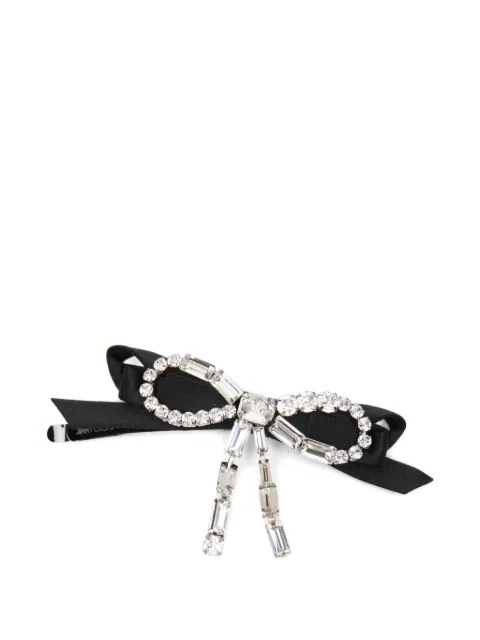 Jimmy Choo crystal-bow hair clip