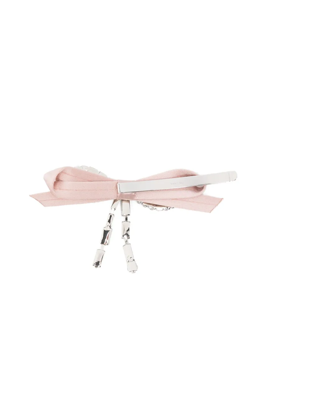 Jimmy Choo Crystal-bow Hair Clip In Gold