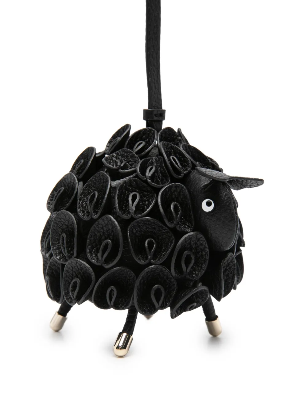 Kate Spade Sleutelhanger met schaap Zwart