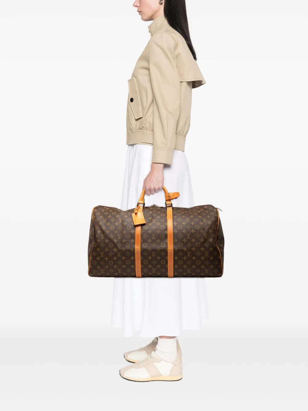 Louis Vuitton Pre-Owned 1986 Monogram Keepall 60 travel bag | Pre-Owned | Image 2