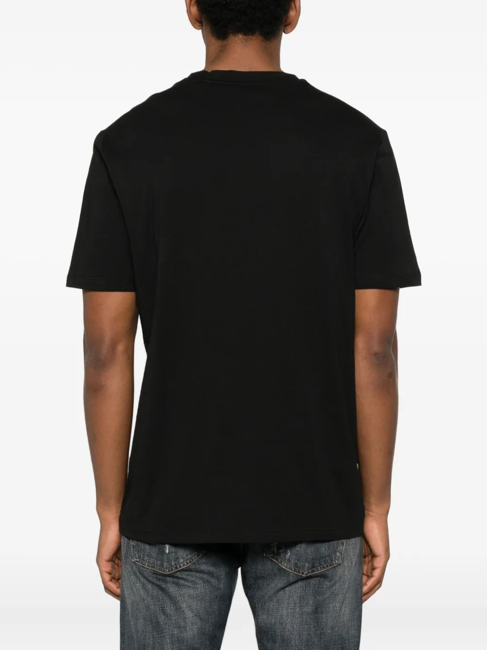 HUGO T-shirt met logoprint Zwart